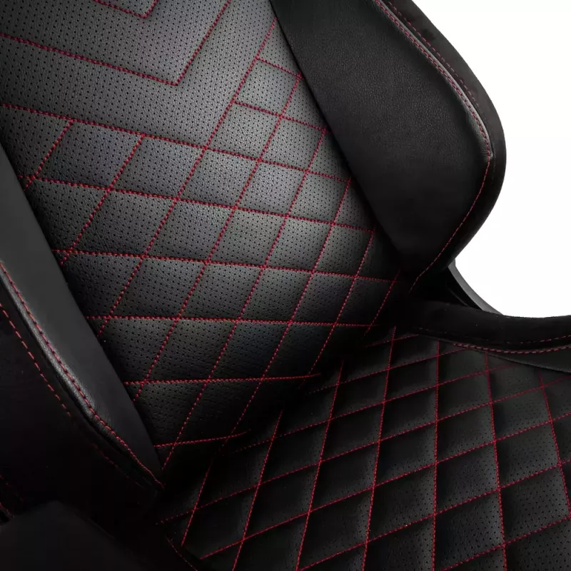 Silla gaming noblechairs EPIC asiento acolchado negro rojo 120 kg