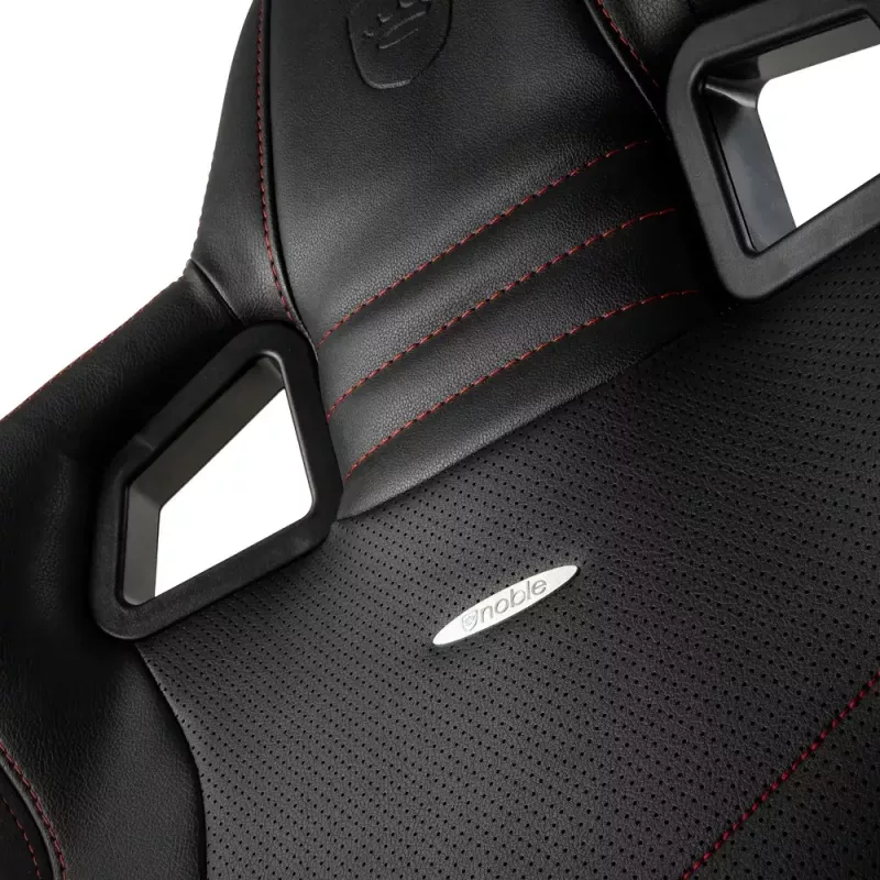 Silla gaming noblechairs EPIC asiento acolchado negro rojo 120 kg