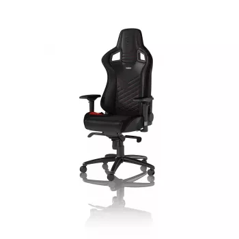 Silla gaming noblechairs EPIC asiento acolchado negro rojo 120 kg