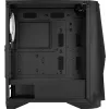 Aerocool Visor torre Midi negra