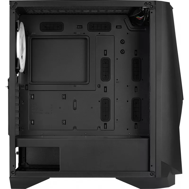 Aerocool Visor torre Midi negra