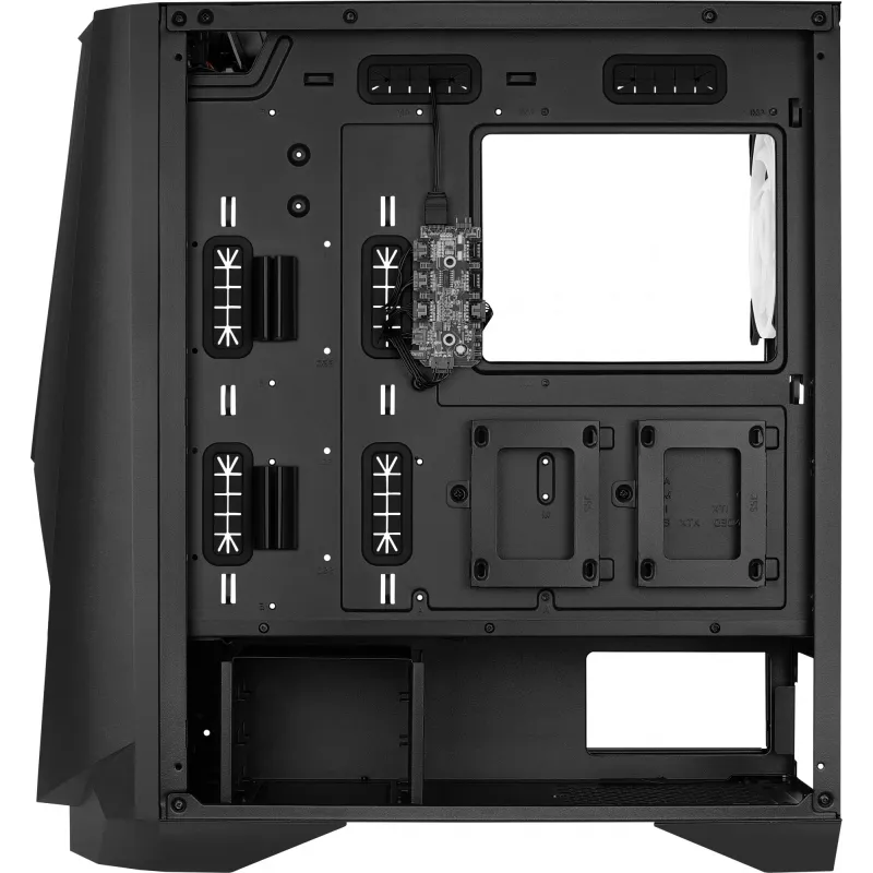 Aerocool Visor torre Midi negra