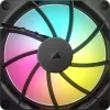 Ventilador Corsair RS140 ARGB 14 cm negro 330-1700 rpm