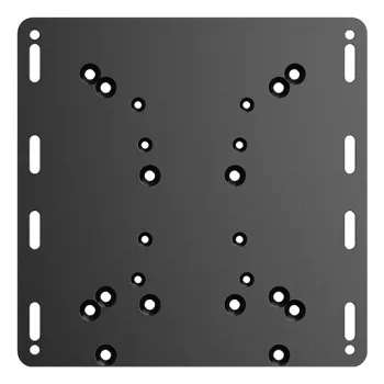 Placa de soporte de vuelo Moza Racing, adaptador de montaje para base de vuelo, negro, acero, MOZA Flight Base, palanca de gases MOZA, 220 mm, 220 mm