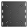 Placa de soporte de vuelo Moza Racing, adaptador de montaje para base de vuelo, negro, acero, MOZA Flight Base, palanca de gases MOZA, 220 mm, 220 mm