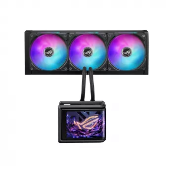 Refrigeración líquida todo en uno ASUS ROG Ryuo IV SLC 360 ARGB – ventilador de 120 mm, radiador de 360 mm, negro