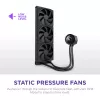 Refrigeración líquida todo en uno NZXT Kraken Plus 360 12 cm Negro Fluid Dynamic Bearing