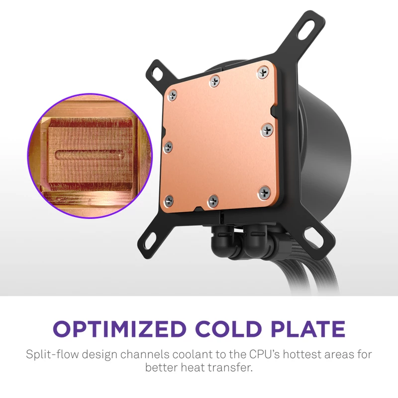 Refrigerador de CPU NZXT Kraken Plus 240 RGB Negro