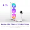 Refrigeración líquida todo en uno NZXT Kraken Plus 360 RGB Blanco 500–2400 rpm