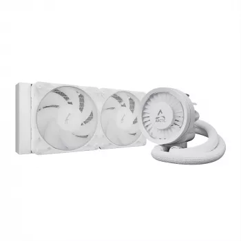 Refrigeración líquida todo en uno para CPU Arctic Liquid Freezer III Pro 240 A-RGB – 240 mm, ventilador de 120 mm, Blanco, compatible con LGA1700/AM4/AM5