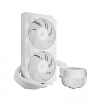 Refrigeración líquida todo en uno para CPU Arctic Liquid Freezer III Pro 240 A-RGB – 240 mm, ventilador de 120 mm, Blanco, compatible con LGA1700/AM4/AM5