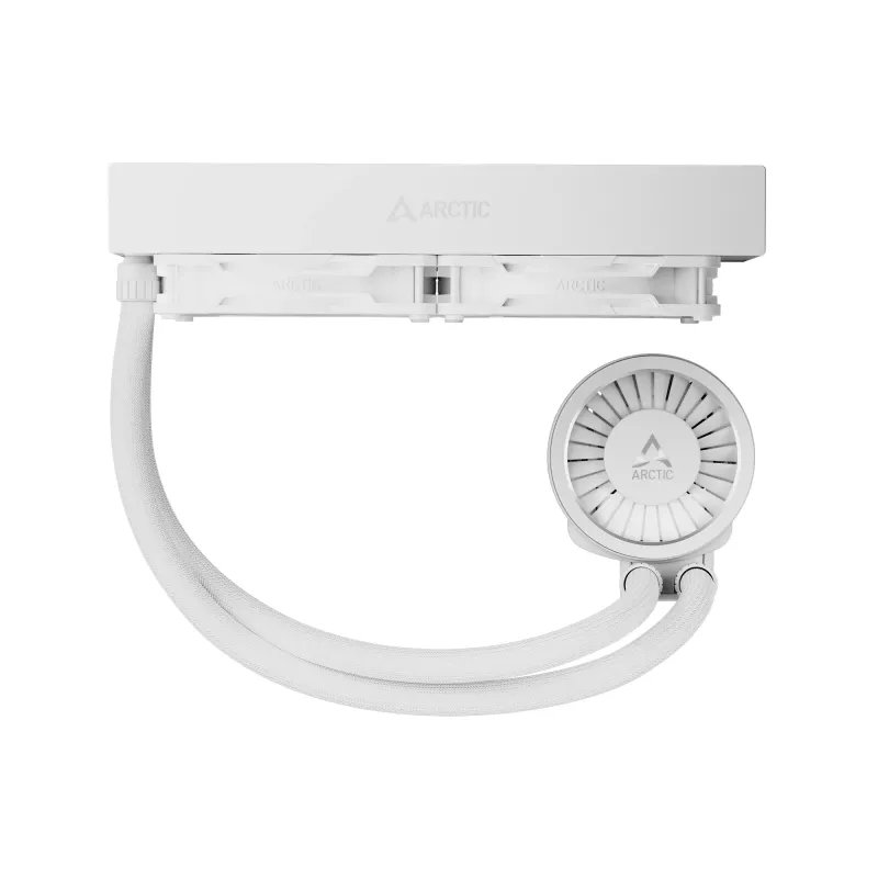Refrigeración líquida todo en uno para CPU Arctic Liquid Freezer III Pro 240 A-RGB – 240 mm, ventilador de 120 mm, Blanco, compatible con LGA1700/AM4/AM5