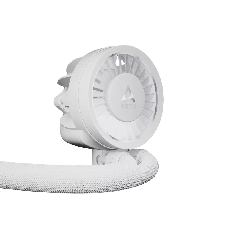 Refrigeración líquida todo en uno para CPU Arctic Liquid Freezer III Pro 240 A-RGB – 240 mm, ventilador de 120 mm, Blanco, compatible con LGA1700/AM4/AM5