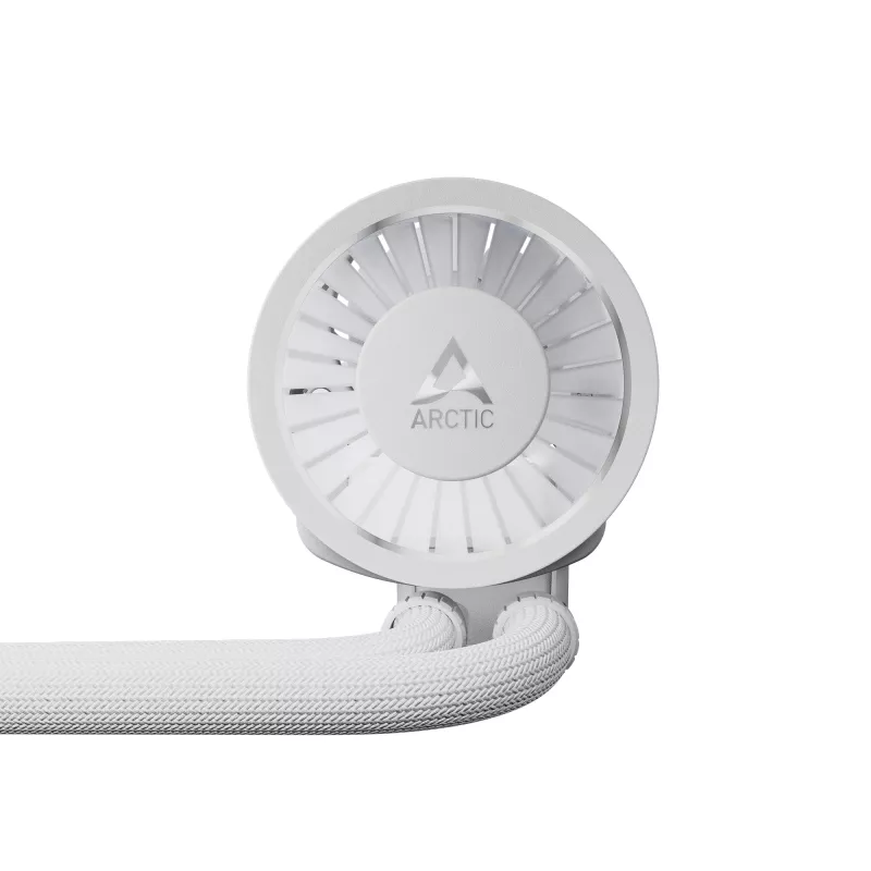 Refrigeración líquida todo en uno para CPU Arctic Liquid Freezer III Pro 240 A-RGB – 240 mm, ventilador de 120 mm, Blanco, compatible con LGA1700/AM4/AM5