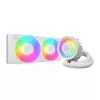Refrigeración líquida todo en uno para CPU Arctic Liquid Freezer III Pro 240 A-RGB – 240 mm, ventilador de 120 mm, Blanco, compatible con LGA1700/AM4/AM5