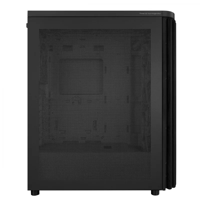 ASUS 90DC00M0-B39040 ProArt PA401 Wood Edition Mesh PWM caja ATX Midi-Tower, vidrio templado, negra