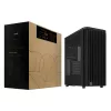 ASUS 90DC00M0-B39040 ProArt PA401 Wood Edition Mesh PWM caja ATX Midi-Tower, vidrio templado, negra