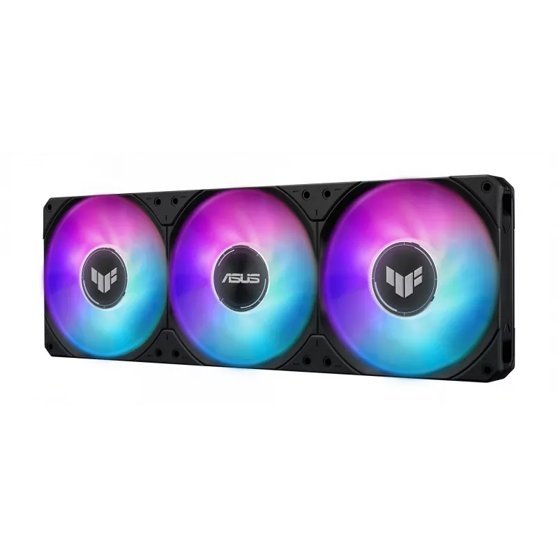 Refrigeración líquida todo en uno ASUS TUF Gaming LC III 360 ARGB LCD — radiador de 360 mm, 3 ventiladores de 120 mm, socket AM5/AM4/LGA1700/LGA1200, negro
