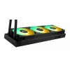 Refrigeración líquida todo en uno ASUS TUF Gaming LC III 360 ARGB LCD — radiador de 360 mm, 3 ventiladores de 120 mm, socket AM5/AM4/LGA1700/LGA1200, negro