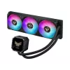 Refrigeración líquida todo en uno ASUS TUF Gaming LC III 360 ARGB LCD — radiador de 360 mm, 3 ventiladores de 120 mm, socket AM5/AM4/LGA1700/LGA1200, negro