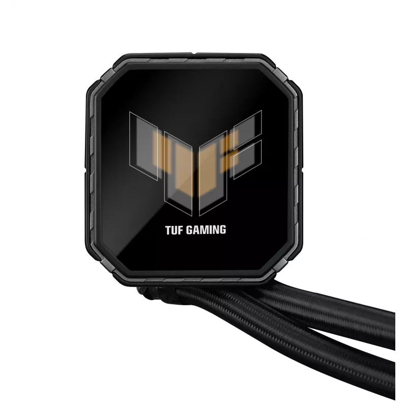 Refrigeración líquida todo en uno ASUS TUF Gaming LC III 360 ARGB LCD — radiador de 360 mm, 3 ventiladores de 120 mm, socket AM5/AM4/LGA1700/LGA1200, negro