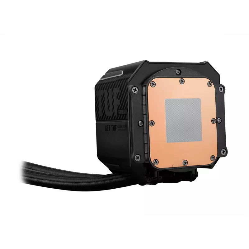 Refrigeración líquida todo en uno ASUS TUF Gaming LC III 360 ARGB LCD — radiador de 360 mm, 3 ventiladores de 120 mm, socket AM5/AM4/LGA1700/LGA1200, negro