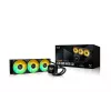Refrigeración líquida todo en uno ASUS TUF Gaming LC III 360 ARGB LCD — radiador de 360 mm, 3 ventiladores de 120 mm, socket AM5/AM4/LGA1700/LGA1200, negro