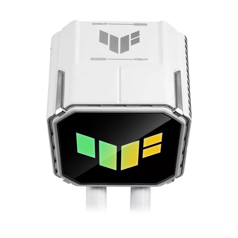 Refrigeración líquida todo en uno ASUS TUF Gaming LC III 360 ARGB White Edition – 360 mm, ventilador de 120 mm, compatible con LGA1700/1200, AM4/AM5