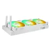 Refrigeración líquida todo en uno ASUS TUF Gaming LC III 360 ARGB LCD White Edition – radiador de 360 mm, 3 ventiladores PWM de 120 mm, pantalla LCD, blanco