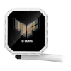 Refrigeración líquida todo en uno ASUS TUF Gaming LC III 360 ARGB LCD White Edition – radiador de 360 mm, 3 ventiladores PWM de 120 mm, pantalla LCD, blanco