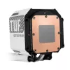 Refrigeración líquida todo en uno ASUS TUF Gaming LC III 360 ARGB LCD White Edition – radiador de 360 mm, 3 ventiladores PWM de 120 mm, pantalla LCD, blanco