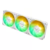 Refrigeración líquida todo en uno ASUS TUF Gaming LC III 360 ARGB LCD White Edition – radiador de 360 mm, 3 ventiladores PWM de 120 mm, pantalla LCD, blanco