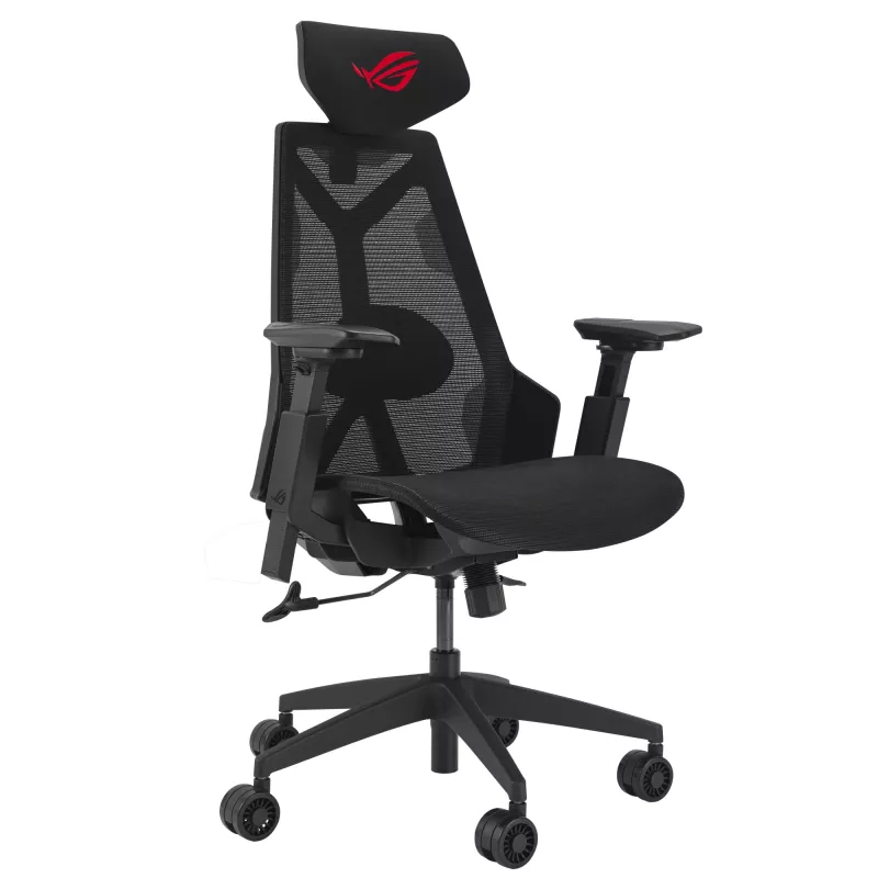 Silla gaming universal ASUS ROG Destrier Core con asiento acolchado negro 150 kg