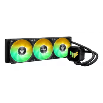 Refrigeración líquida todo en uno ASUS TUF GAMING LC III 360 ARGB – ventiladores de 120 mm, compatible con AM4/LGA1200/LGA1700/AM5, negro