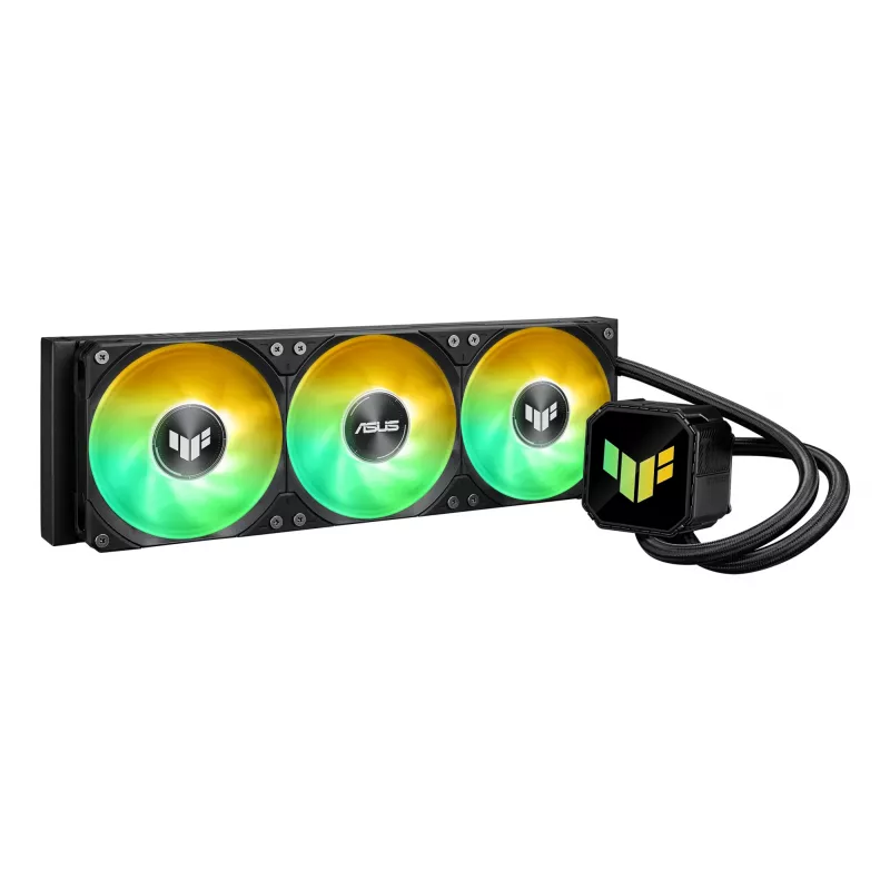 Refrigeración líquida todo en uno ASUS TUF GAMING LC III 360 ARGB – ventiladores de 120 mm, compatible con AM4/LGA1200/LGA1700/AM5, negro