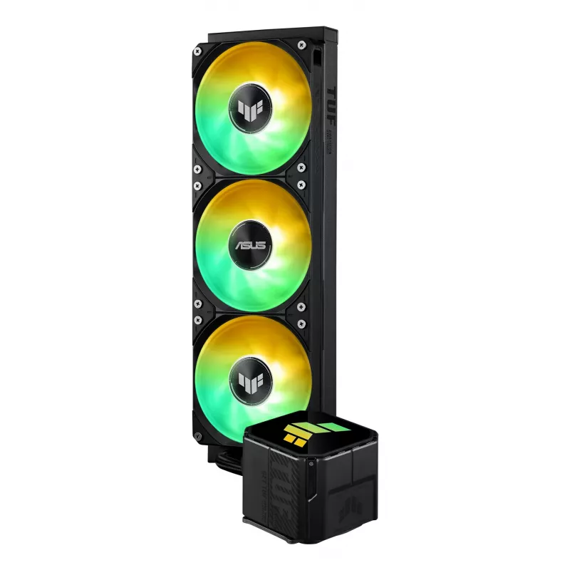 Refrigeración líquida todo en uno ASUS TUF GAMING LC III 360 ARGB – ventiladores de 120 mm, compatible con AM4/LGA1200/LGA1700/AM5, negro