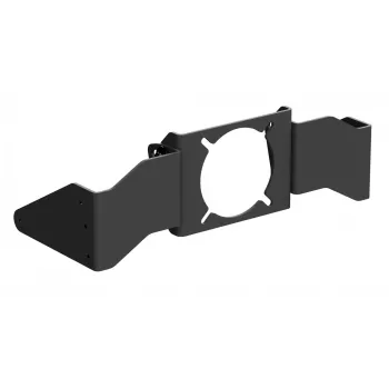 Placa de montaje para base de volante de carreras Res-Tech GT DD SUPPORT SIMUCUBE, negro, 2 kg, compatible con GT-Cockpit