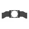 Placa de montaje para base de volante de carreras Res-Tech GT DD SUPPORT SIMUCUBE, negro, 2 kg, compatible con GT-Cockpit