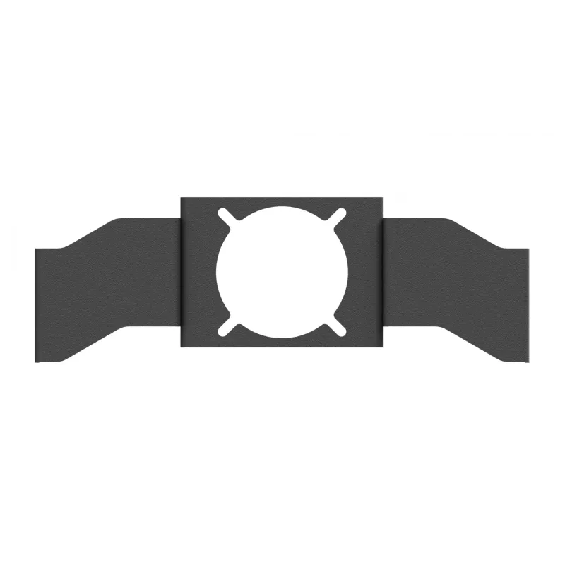 Placa de montaje para base de volante de carreras Res-Tech GT DD SUPPORT SIMUCUBE, negro, 2 kg, compatible con GT-Cockpit