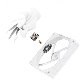 Disipador CPU NZXT F140Q 140mm Quiet Airflow Pwm blanco