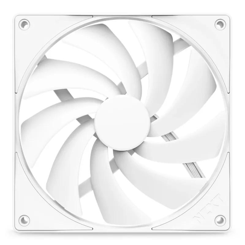 Disipador CPU NZXT F140Q 140mm Quiet Airflow Pwm blanco