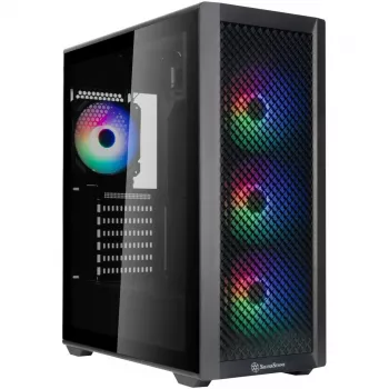 Caja de ordenador SilverStone FARA 515FXR torre negra