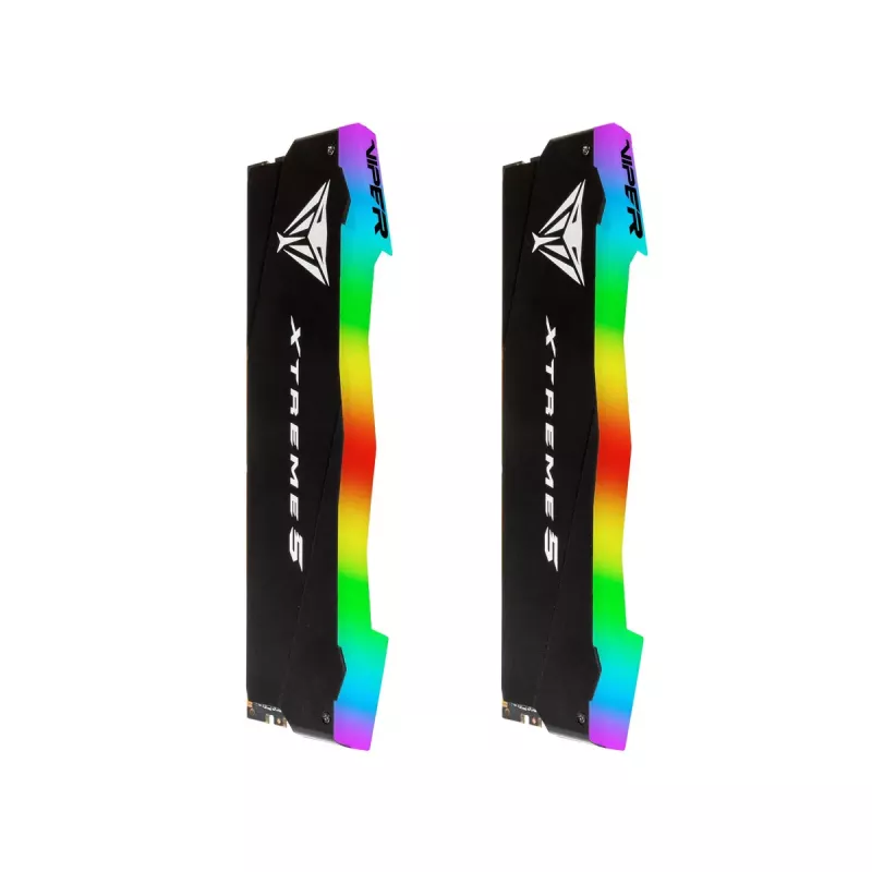 DIMM 32 GB DDR5-8000 (2x 16 GB) Dual-Kit, memoria RAM negra, PVXR532G80C38K, Viper Xtreme5 RGB, INTEL XMP