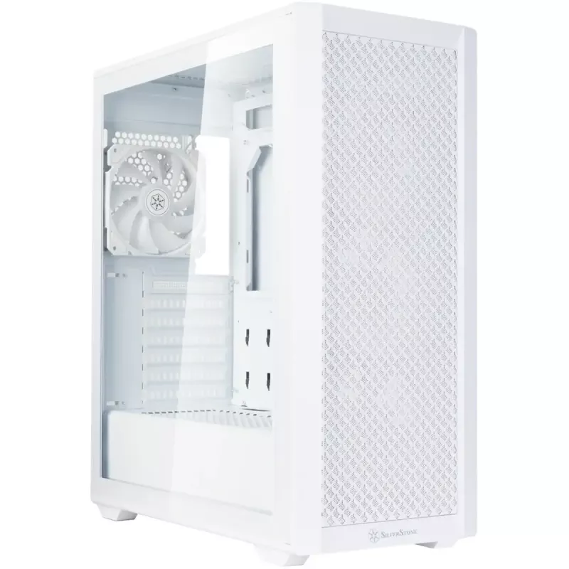 Caja PC torre SILVERSTONE FARA 515FXR (blanca) — Caja mid-tower, compatible ATX/micro-ATX