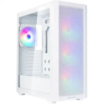 Caja PC torre SILVERSTONE FARA 515FXR (blanca) — Caja mid-tower, compatible ATX/micro-ATX