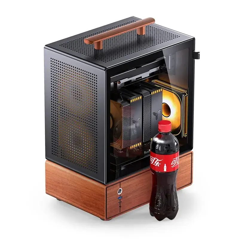 Caja PC Jonsbo T7 Midi-Tower mATX Tempered Glass negro