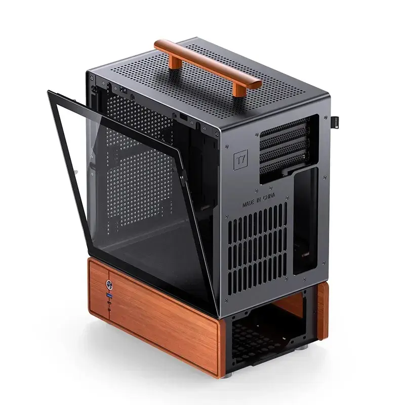 Caja PC Jonsbo T7 Midi-Tower mATX Tempered Glass negro