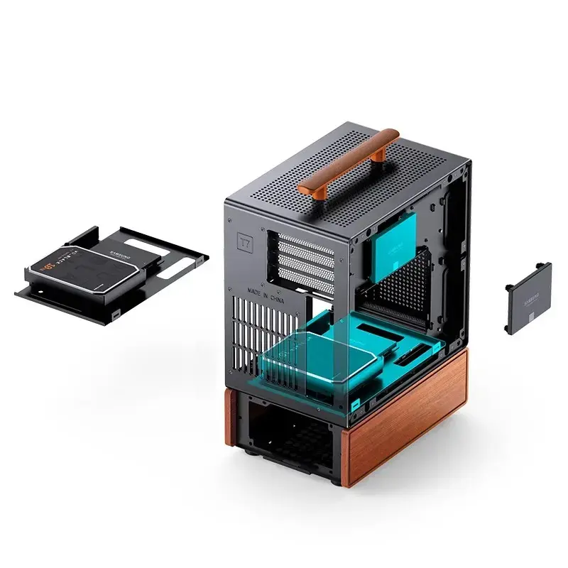 Caja PC Jonsbo T7 Midi-Tower mATX Tempered Glass negro