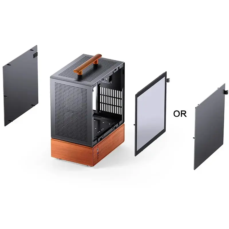 Caja PC Jonsbo T7 Midi-Tower mATX Tempered Glass negro