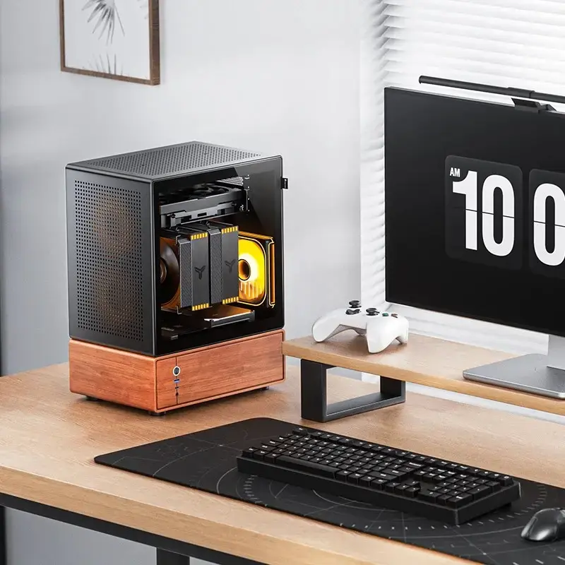 Caja PC Jonsbo T7 Midi-Tower mATX Tempered Glass negro